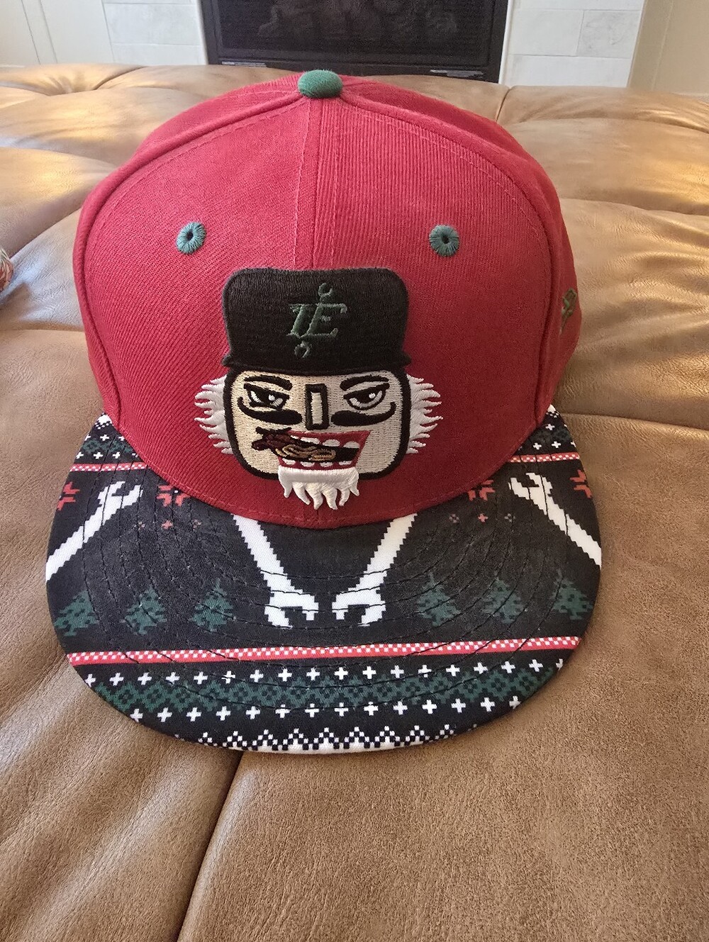 Inland Empire 66ers MiLB New Era 5950 Christmas Nutcracker Rare Size 8